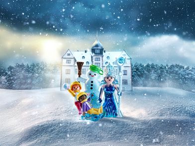 Playmobil Eiskönigin vorm Schloss
