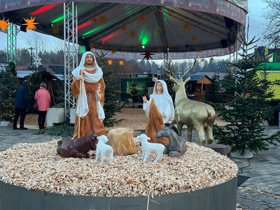 Krippe auf dem Braunlager Weihnachtsmarkt